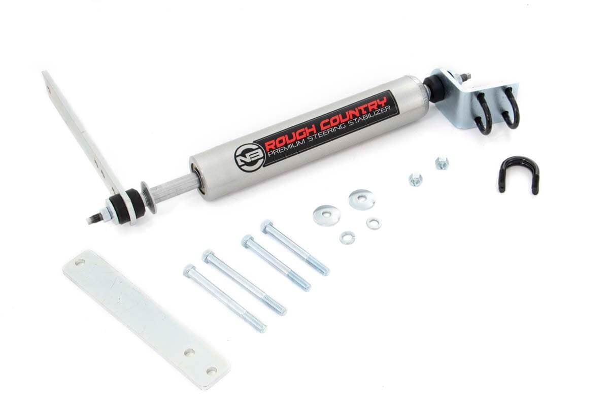 Ford F-150 Steering Stabilizer - Rough Country - N3 - '80-'96